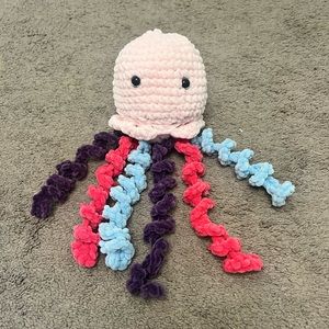 HOMEMADE CROTCHET JELLY FISH. Custom colors by request!!